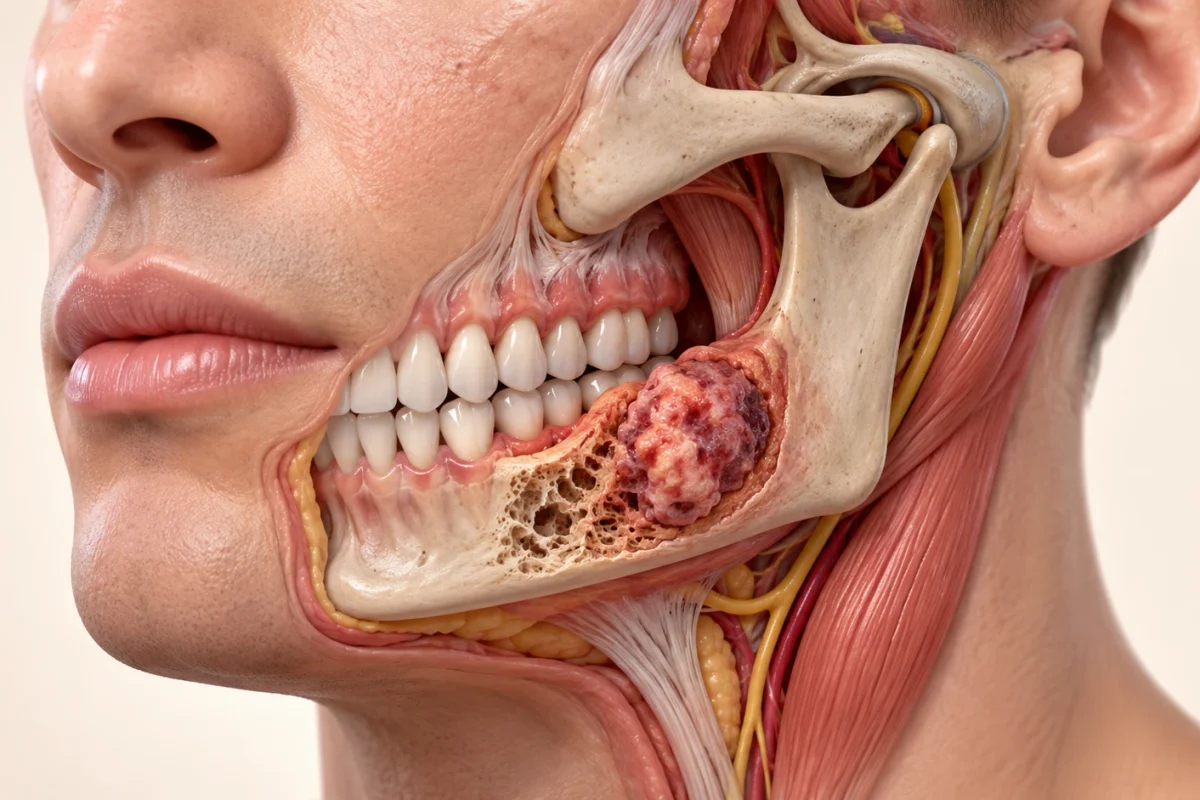 Mandibular Tumor Anatomy Visualization